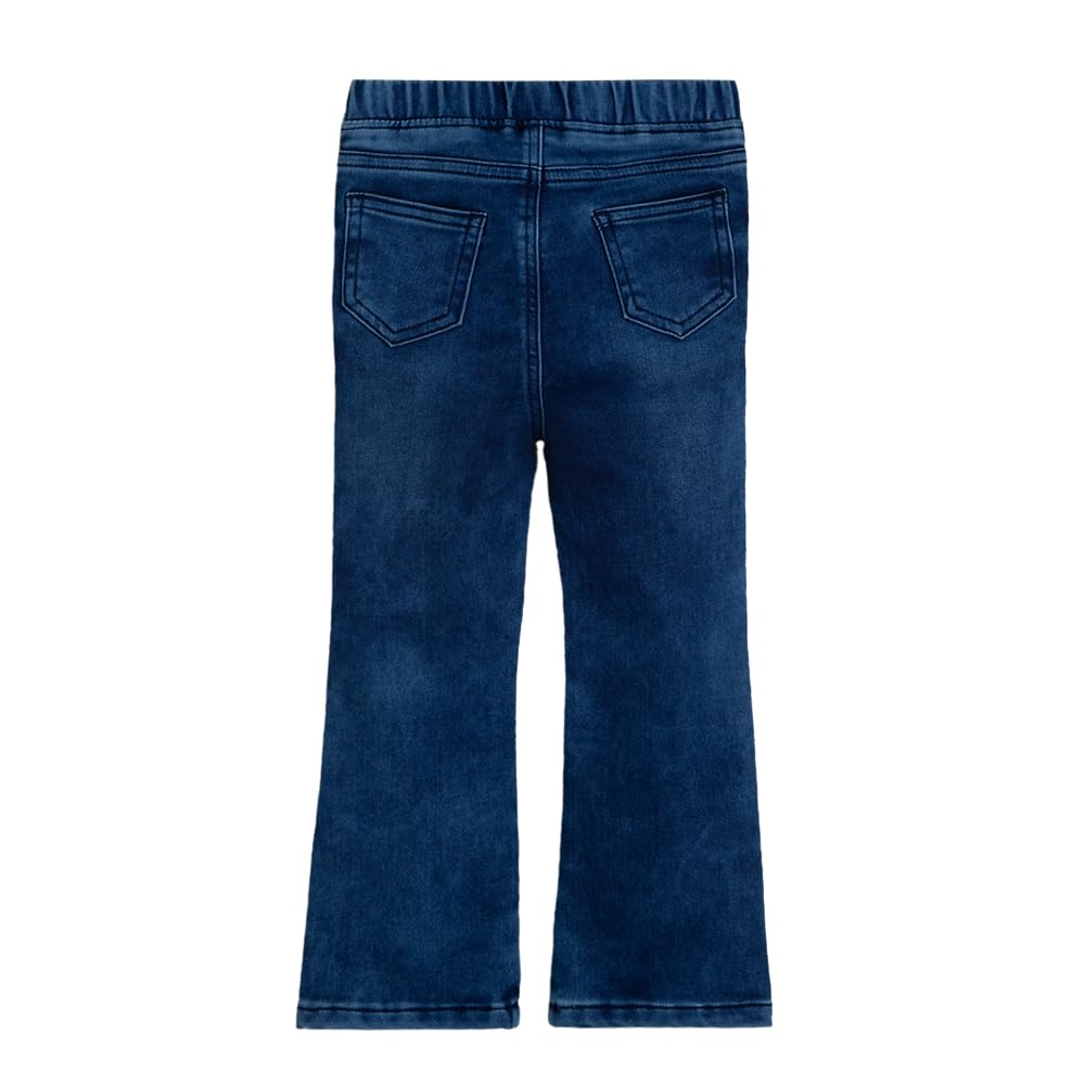 Hopscotch Girls Slim Fit Jeans in Blue Color For Ages (2-3 Years)