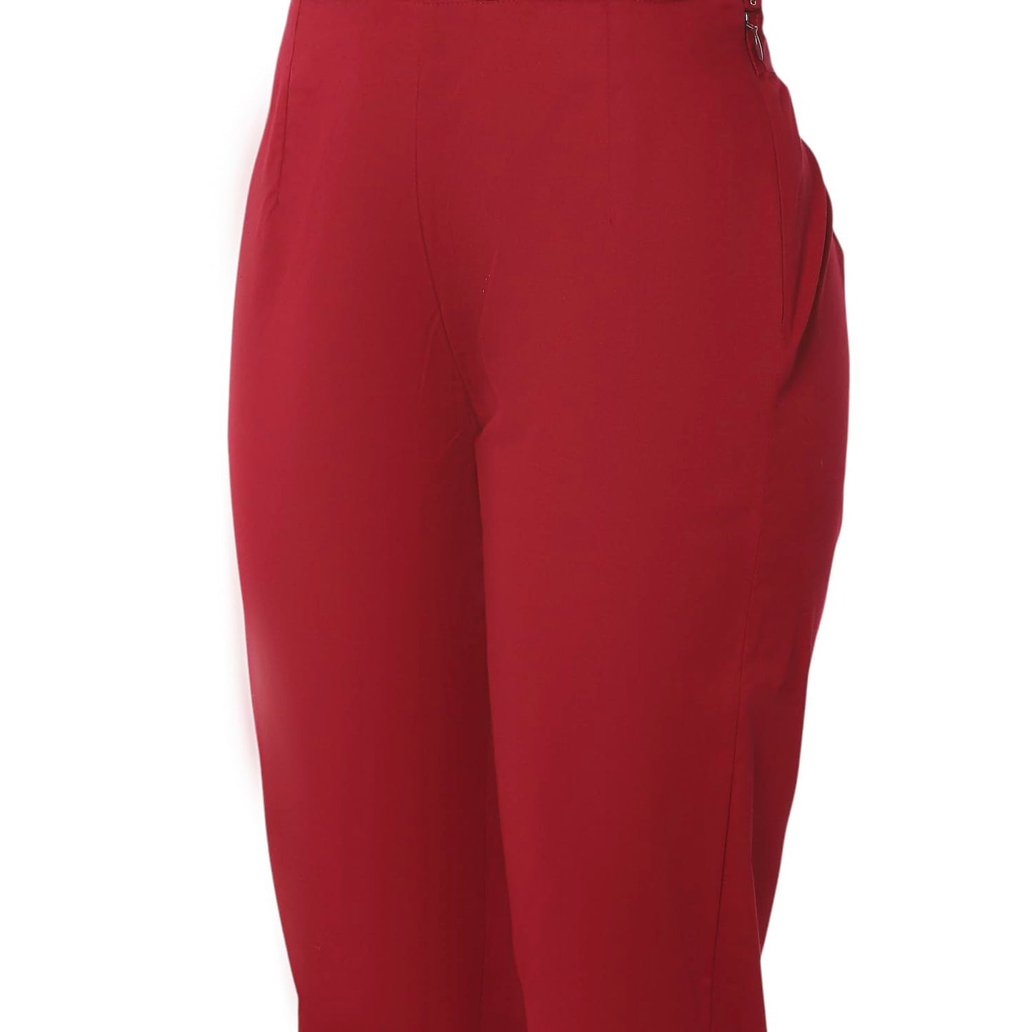 Rangriti Women's Regular Pants (JMBAG22105SS25MRN_Maroon