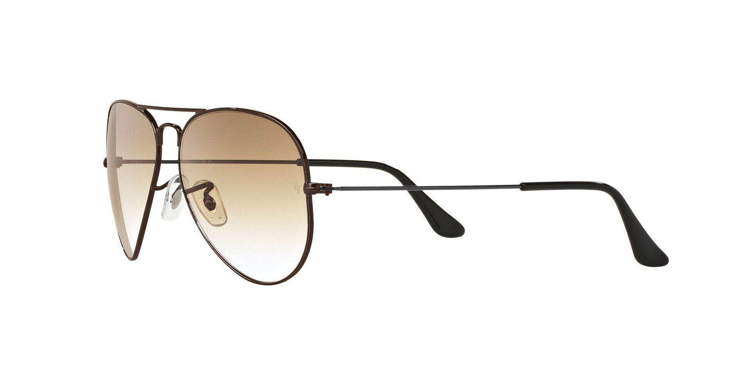 Ray-Ban Men Gradient Brown Lens Pilot Sunglasses - 0RB3025I014/5158