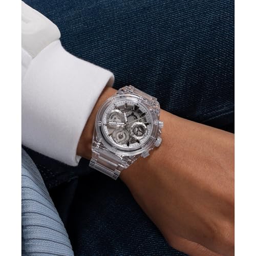 Guess Analogue White Dial Women's Watch-GW0650L1