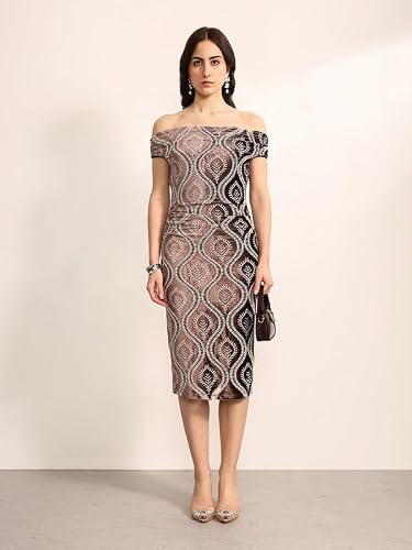 Kazo Alexis Midi Dress (Multicolor S)
