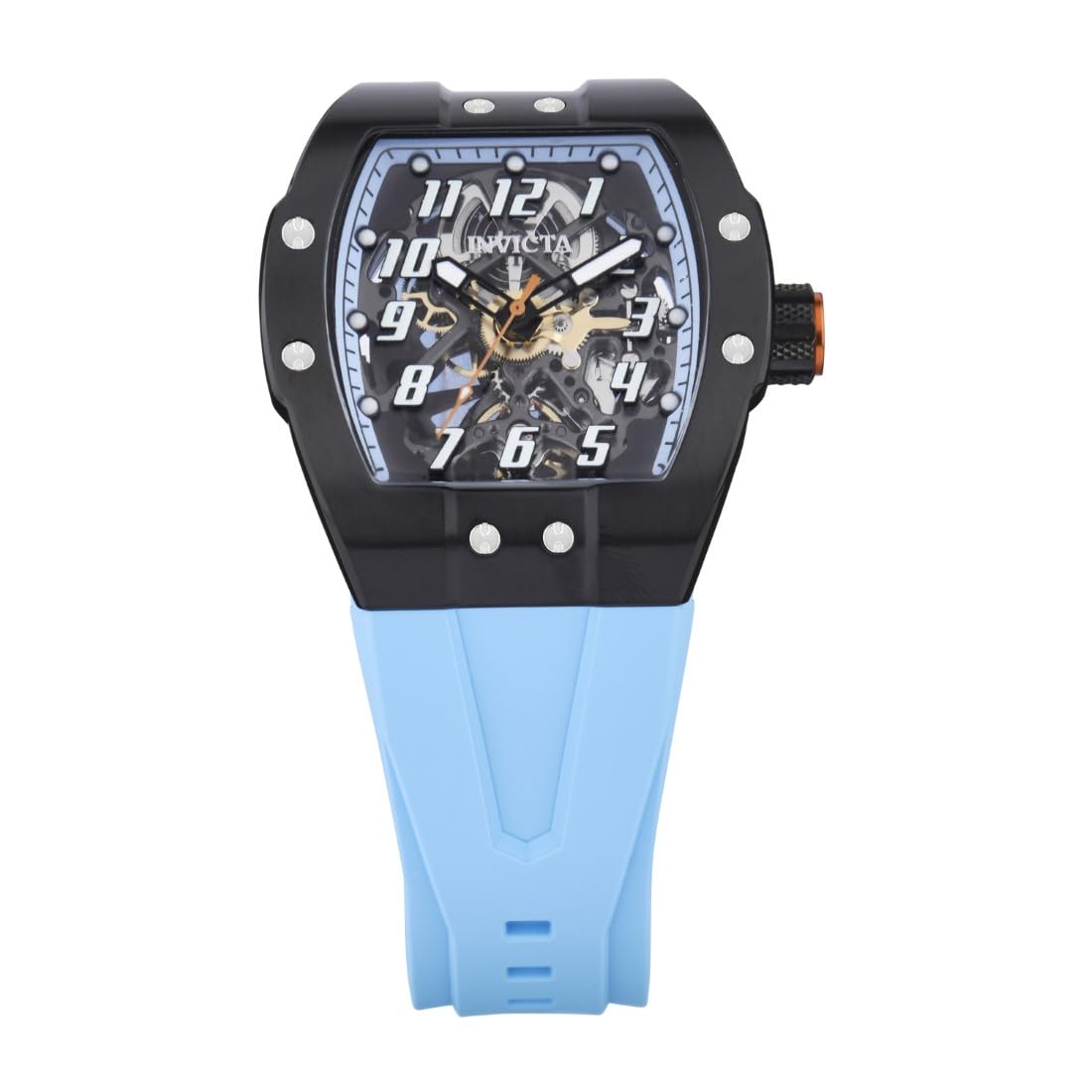 Invicta Silicone Analog Multi Dial Men Watch-43515, Multi-Color Band