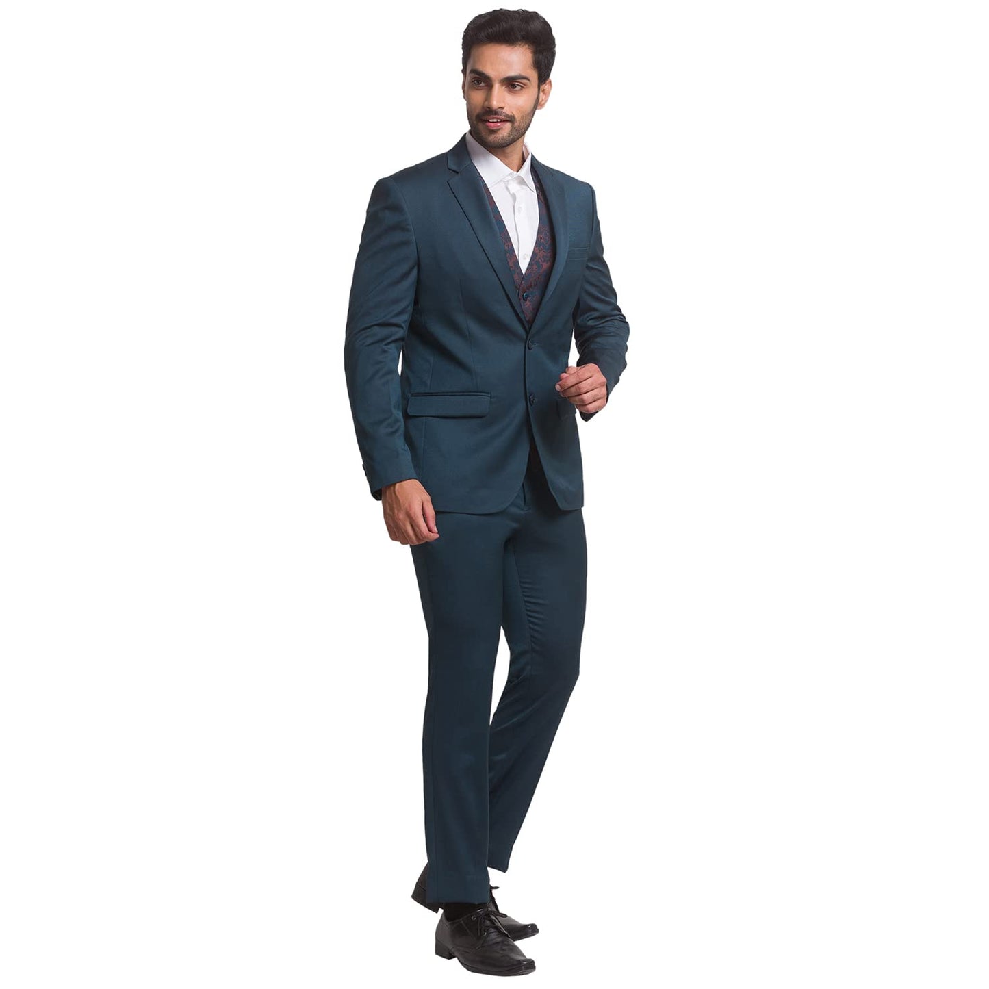 Park Avenue Dark Petrol Suit (Size: 44)-PIDP00290-P7