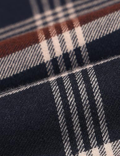 U.S. Polo Assn. Denim Co. Men's Checkered Slim Fit Shirt (UDSHT1408_Blue