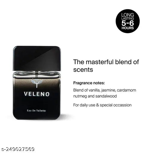 Bombay Shaving Company Veleno Premium Fragrance For Men 100ml | Long Lasting Perfume | Pack of 1