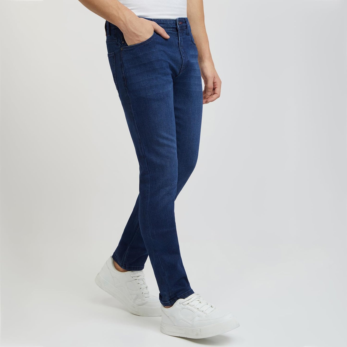 Raymond Men's Slim Jeans (RCYL00462-B7_Dark Blue