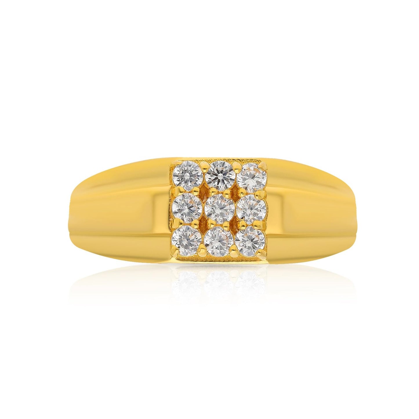 Malabar Gold and Diamonds Gold Ring for Men|Ring for Birthday, Wedding, Anniversary & Valentine's Day Gift
