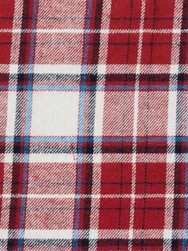 Max Girls Checked Regular Fit Shirt (Red_14-16 Y)