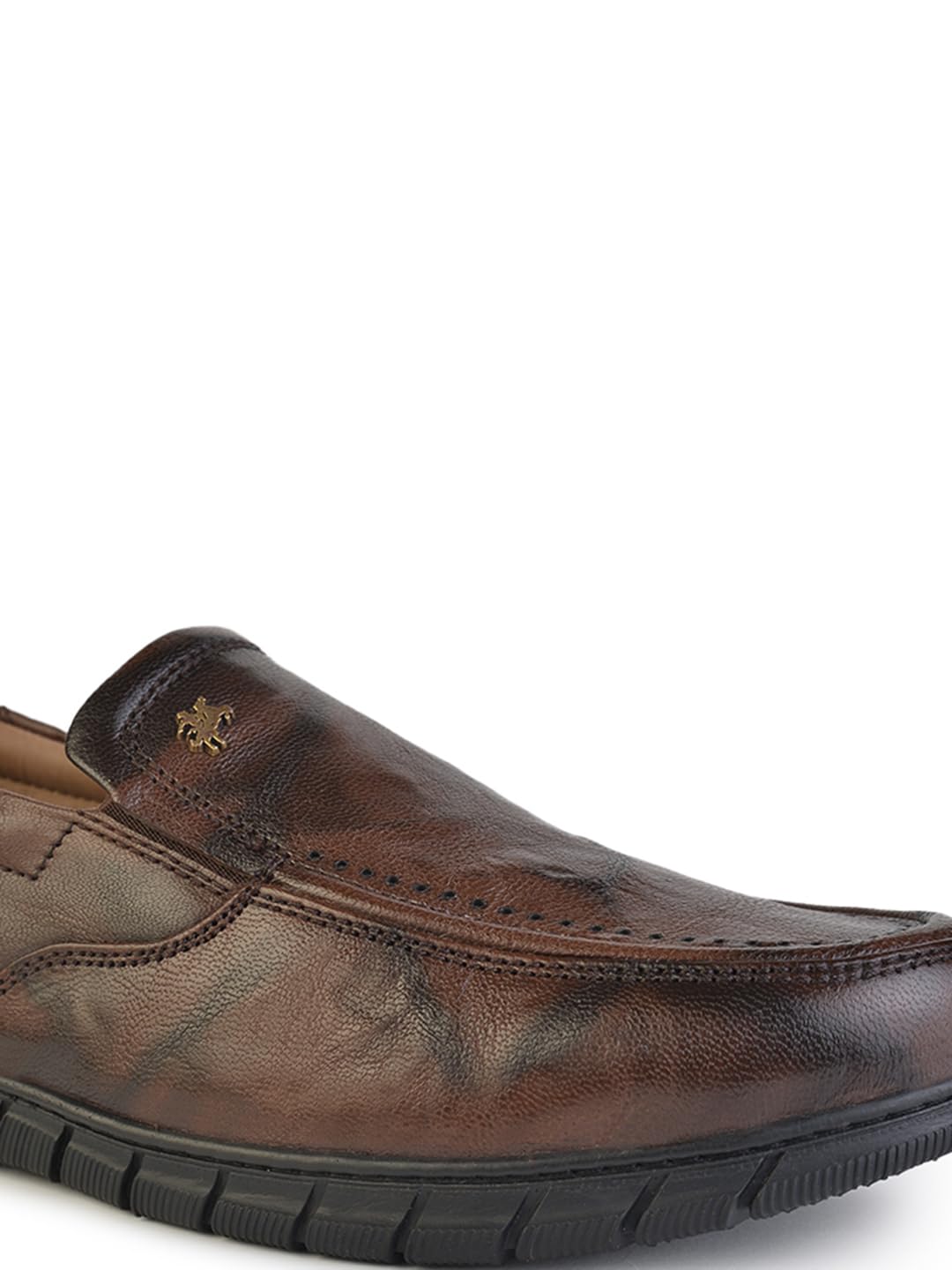 Buckaroo Genuine Leather Brown Casual Shoes for Men: Salt New