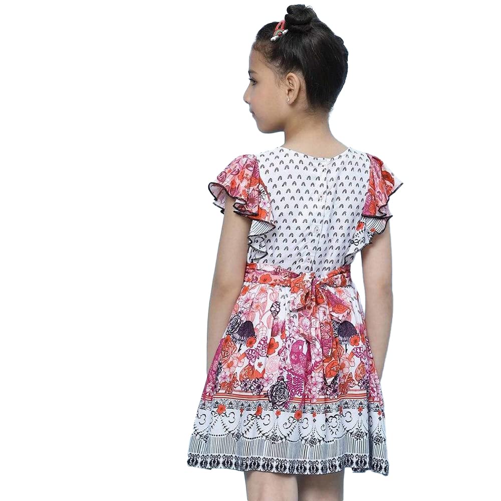 BIBA Girl Printed Kid(KW4542_White_5)