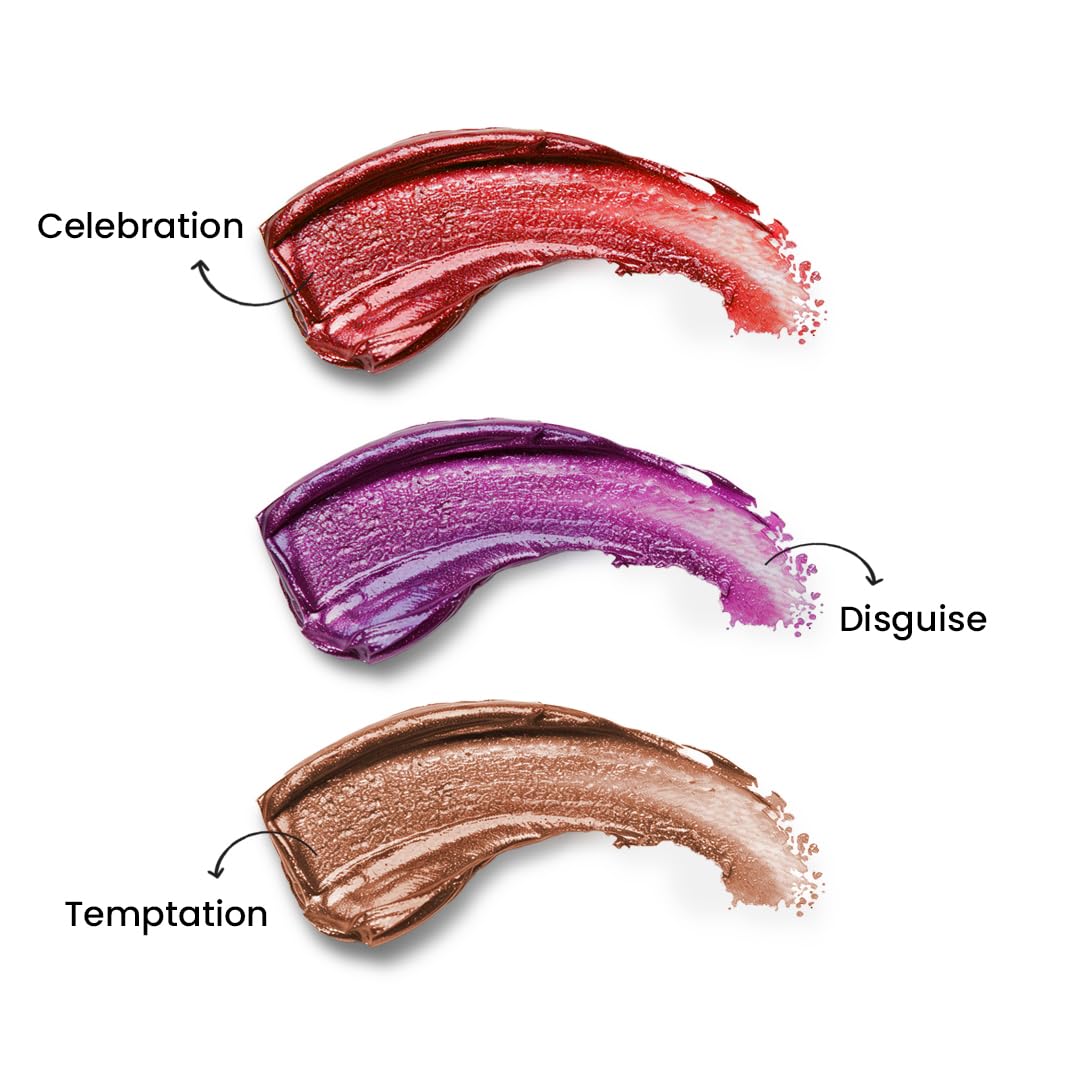 LAMIOR Sweet Nostalgia Whipped Velvet Liquid Lipstick: Matte, Transfer-Proof, 12+ Hour Wear | Hydrating, Blurring Full Coverage, Lightweight | Enriched with Avocado & Jojoba Oil | Vegan | 15 ml (Pack of 3)