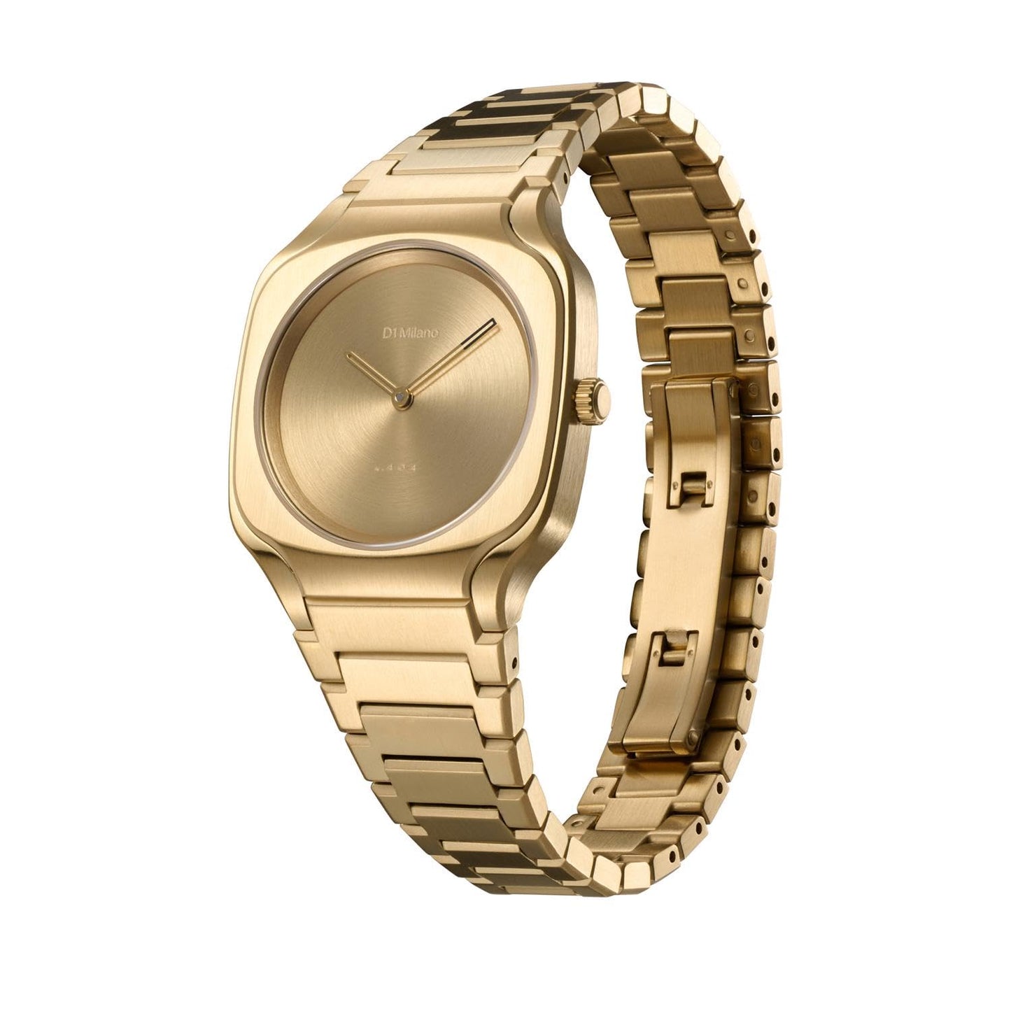 D1 Milano Square Quartz Gold Dial Analog Watch for - Women SQBL03