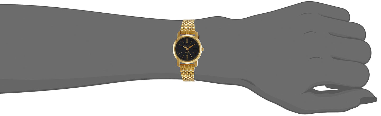 Sonata Quartz Analog Black Dial Stainless Steel Strap Watch for Women-NS87018YM03