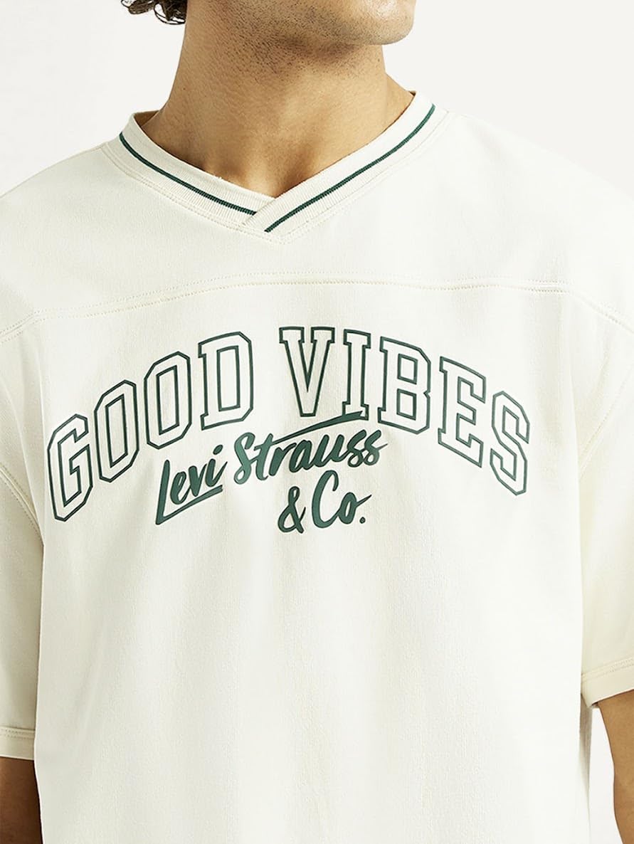 Levis Men's Printed Relaxed Fit T-Shirt, 4501, L