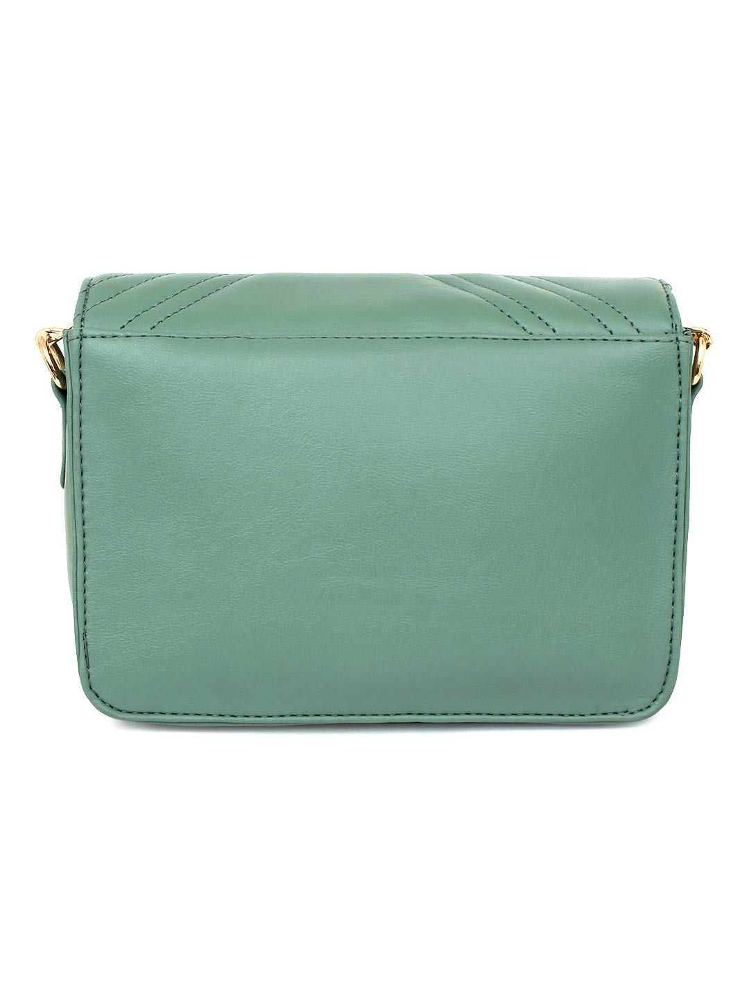 Yelloe womens Sling Bag with quilting effect in Turquiose