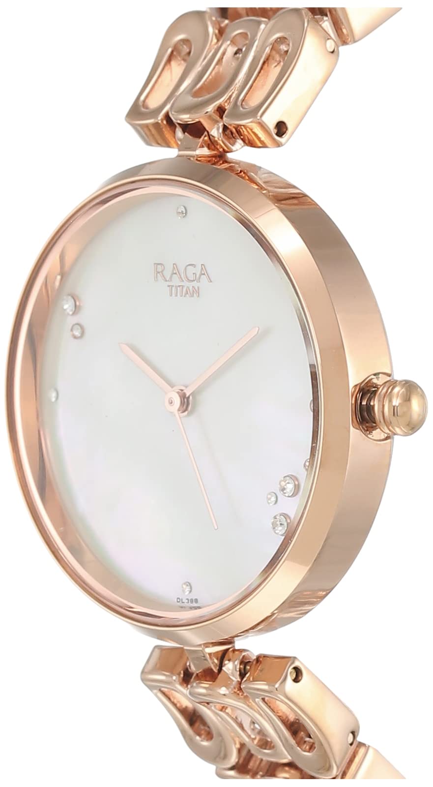 Titan Raga Chic Mother of Pearl Dial Women Analog Watch with Metal Strap-NS2659WM01/NT2659WM01
