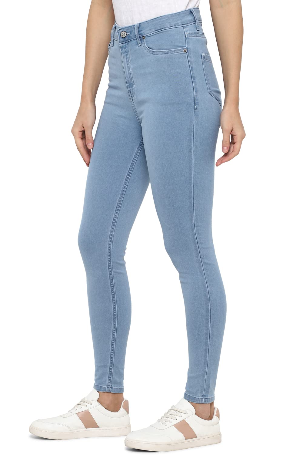 Allen Solly Women's Skinny Jeans (AHDNCSSFD97197_Blue_30)