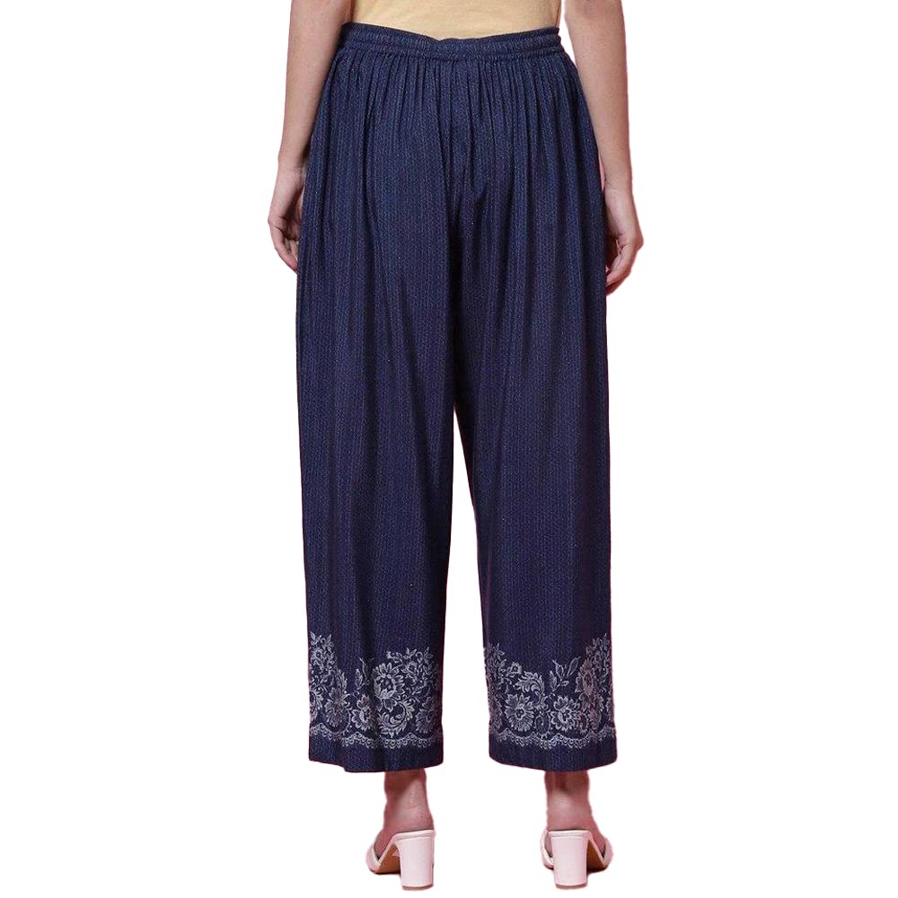 BIBA Women Printed Relaxed Mix and Match(Organic 18256_Navy_XL)