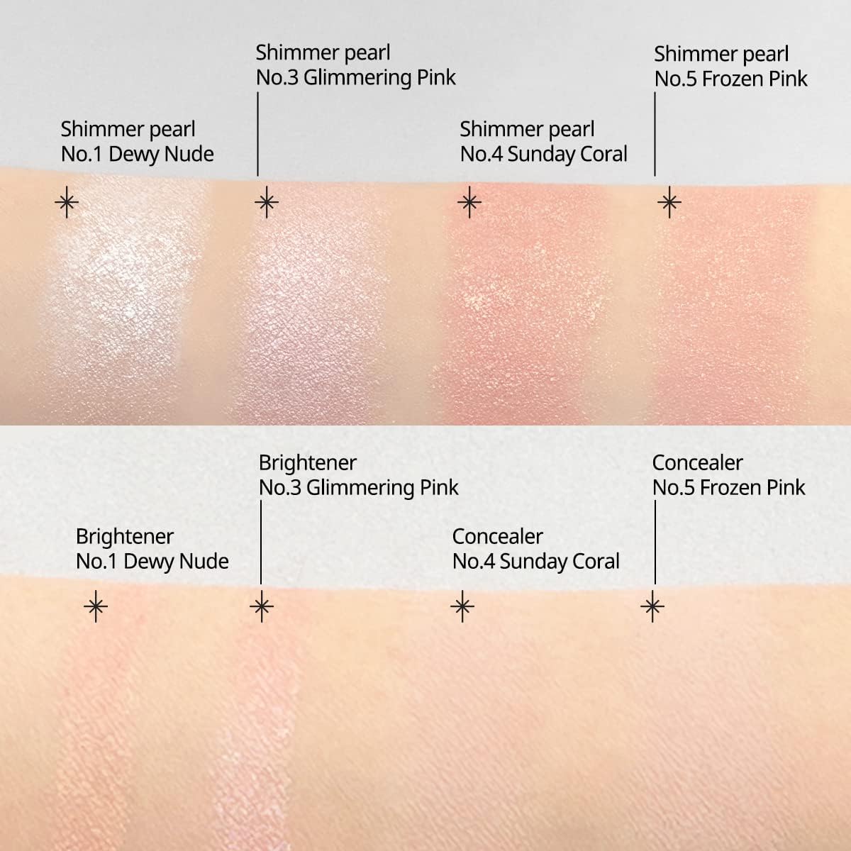 PERIPERA SUGAR TWINKLE DUO EYE SHADOW STICK (006 SHEER BLURRING)