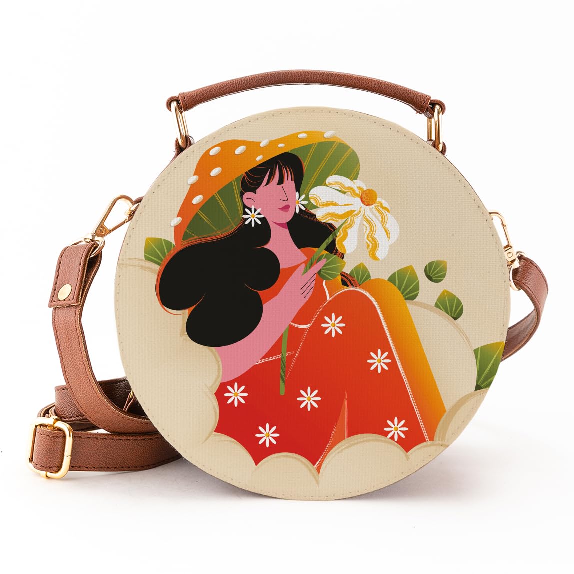 Kalankit Box Sling Bag for Women Girls| Side Sling Purse with