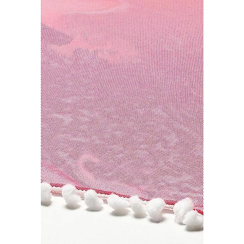 BIBA Printed Cotton Straight Fit Girls Kurta Sharara Dupatta Set (STRAWBERRY PINK, 10-11Y)