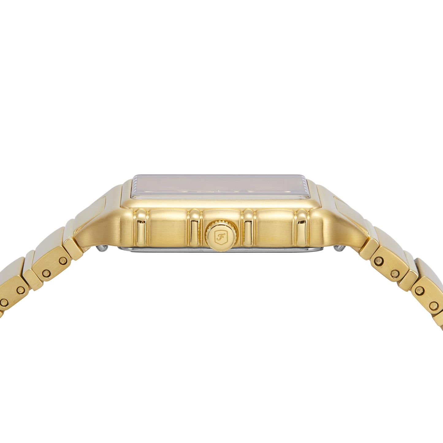 Fossil Womens Raquel Gold Quartz Stainless Steel Gold Dial Analog Watch ES5389