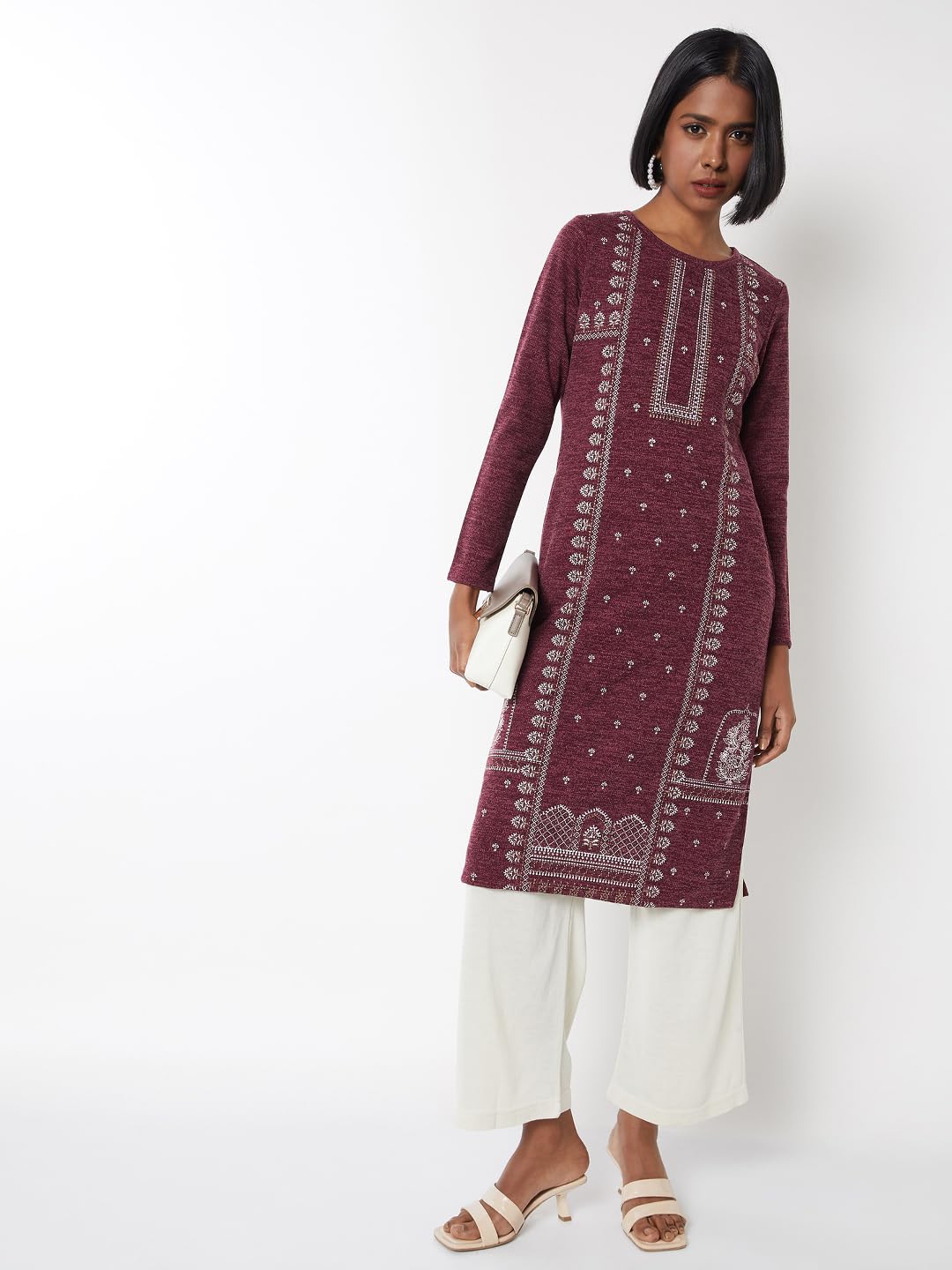 Max Women's Acrylic Regular Kurta