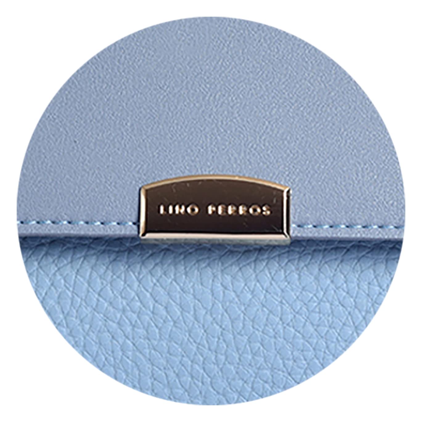 Lino Perros Lavender Faux Leather Sling Bag (BLUE)