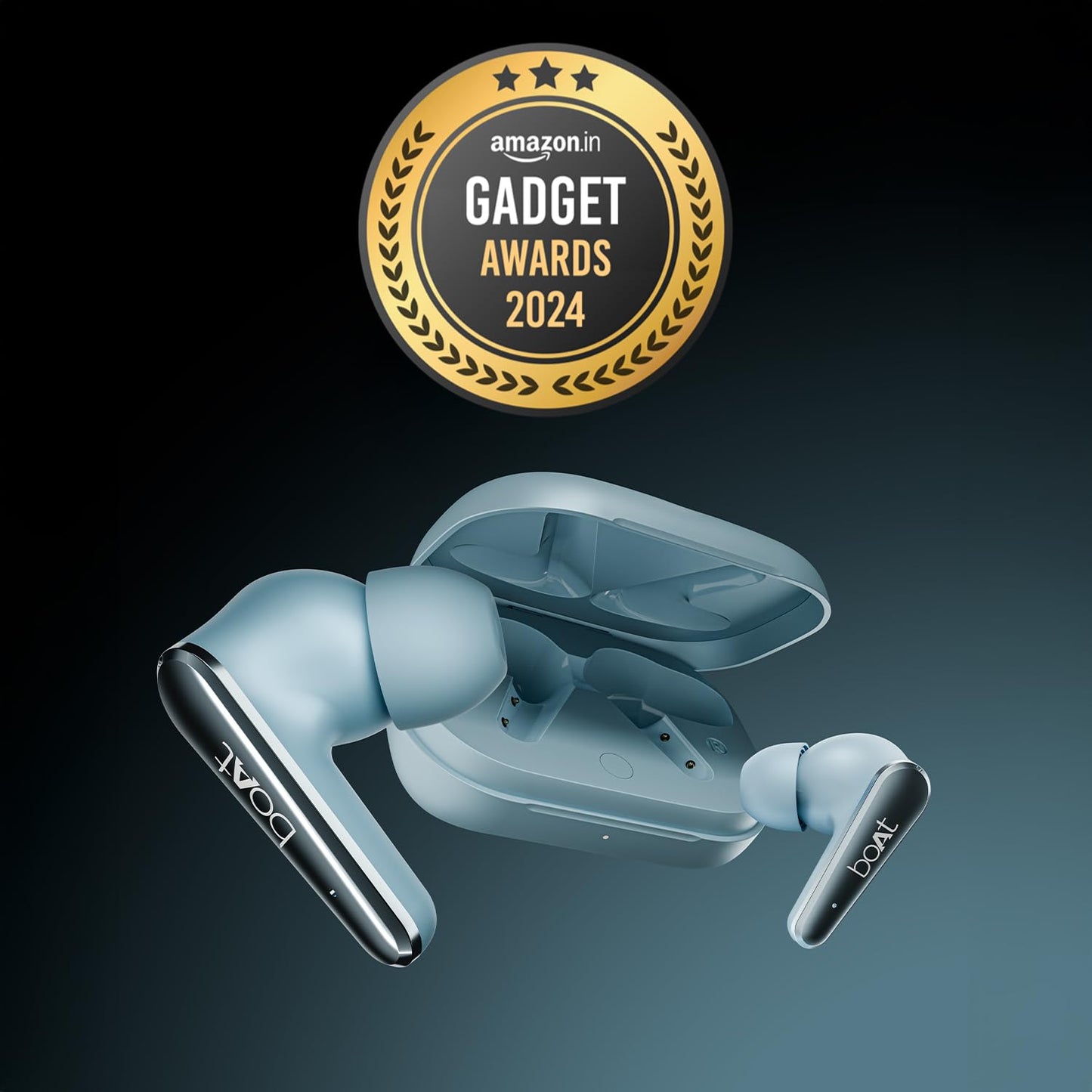 boAt Airdopes 280 ANC, Active Noise Cancellation(~32dB), 60Hrs Battery, 13mm Drivers, 4Mics ENx, Fast Charge, IPX5, v5.3 Bluetooth Earbuds, TWS Ear Buds Wireless Earphones with mic (Active Black)