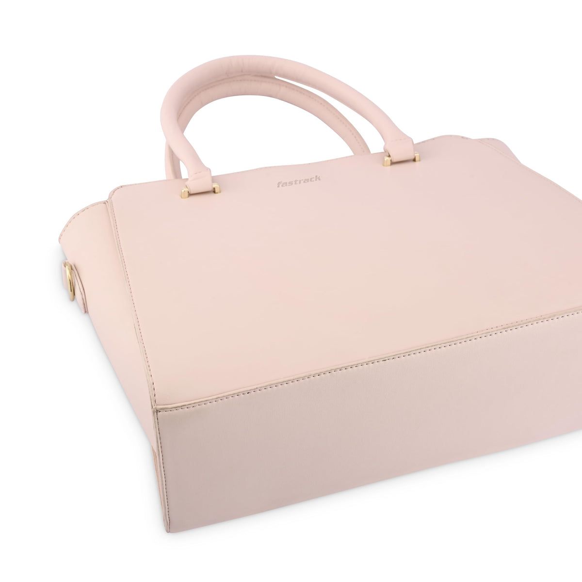 Fastrack Women and Girls Solid Classic Satchel Bag, And | Made Up Of Premium Faux Leather, Pink