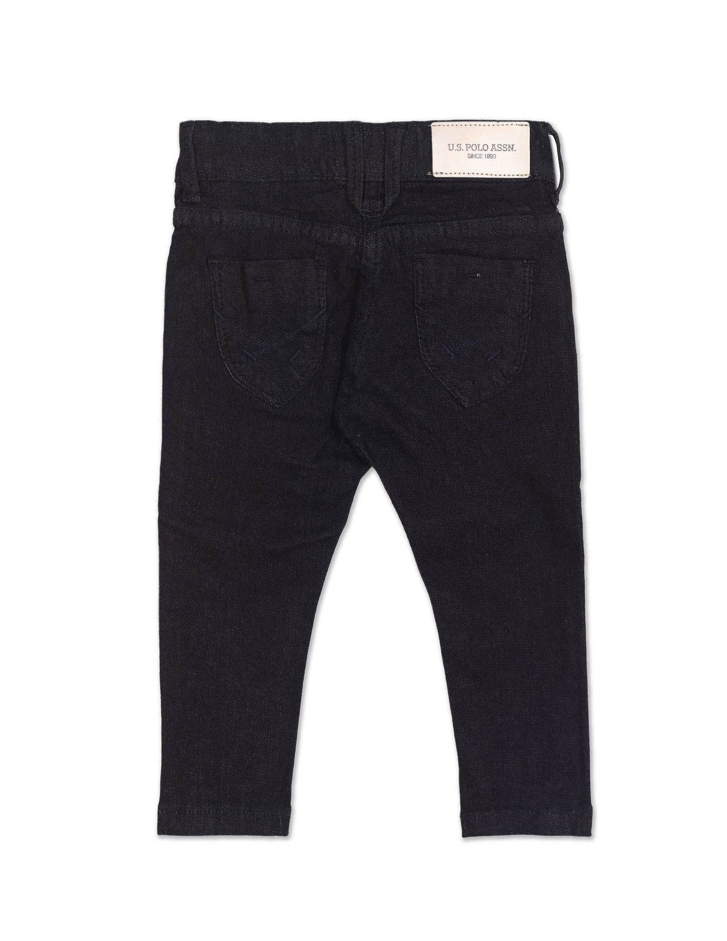U.S. POLO ASSN. Girl's Slim Jeans (UGJEN0081_DK. Blue_EXS)