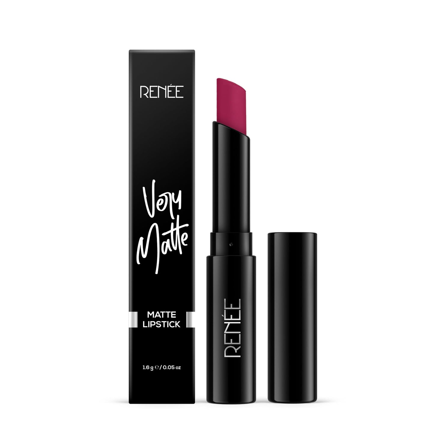 RENEE Very Matte Lipstick -Plum Rush, Intense Color Pay Off, Full Coverage, Long Lasting & Weightless, Easy Glide Formula With Velvety Finish, Suitable for All Occasion, Ideal For Gifting