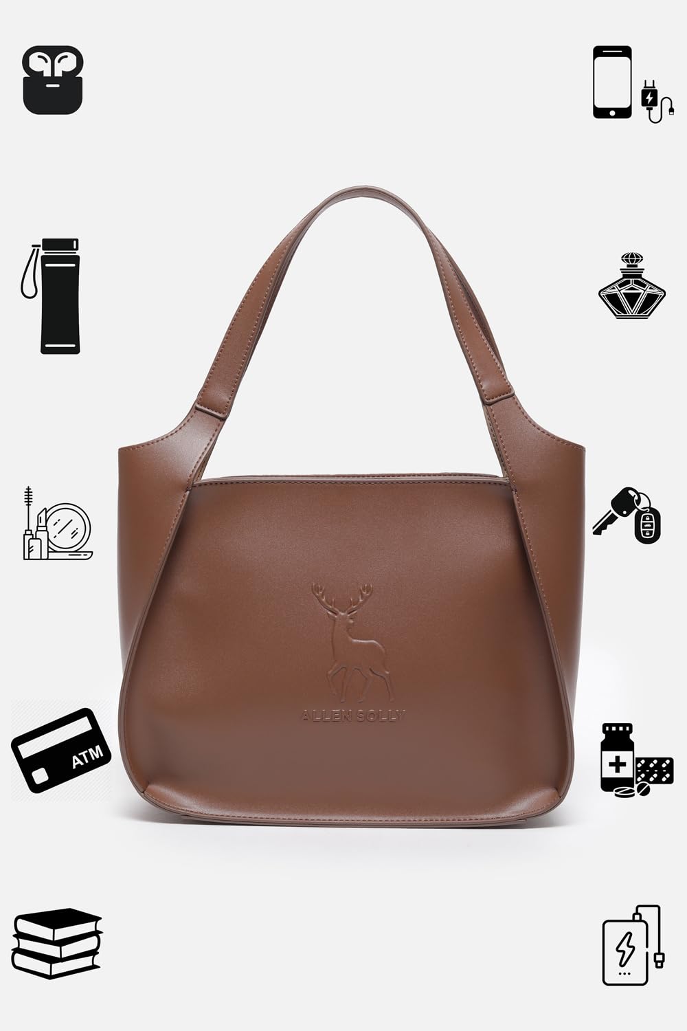 Women Brown Casual Handbag
