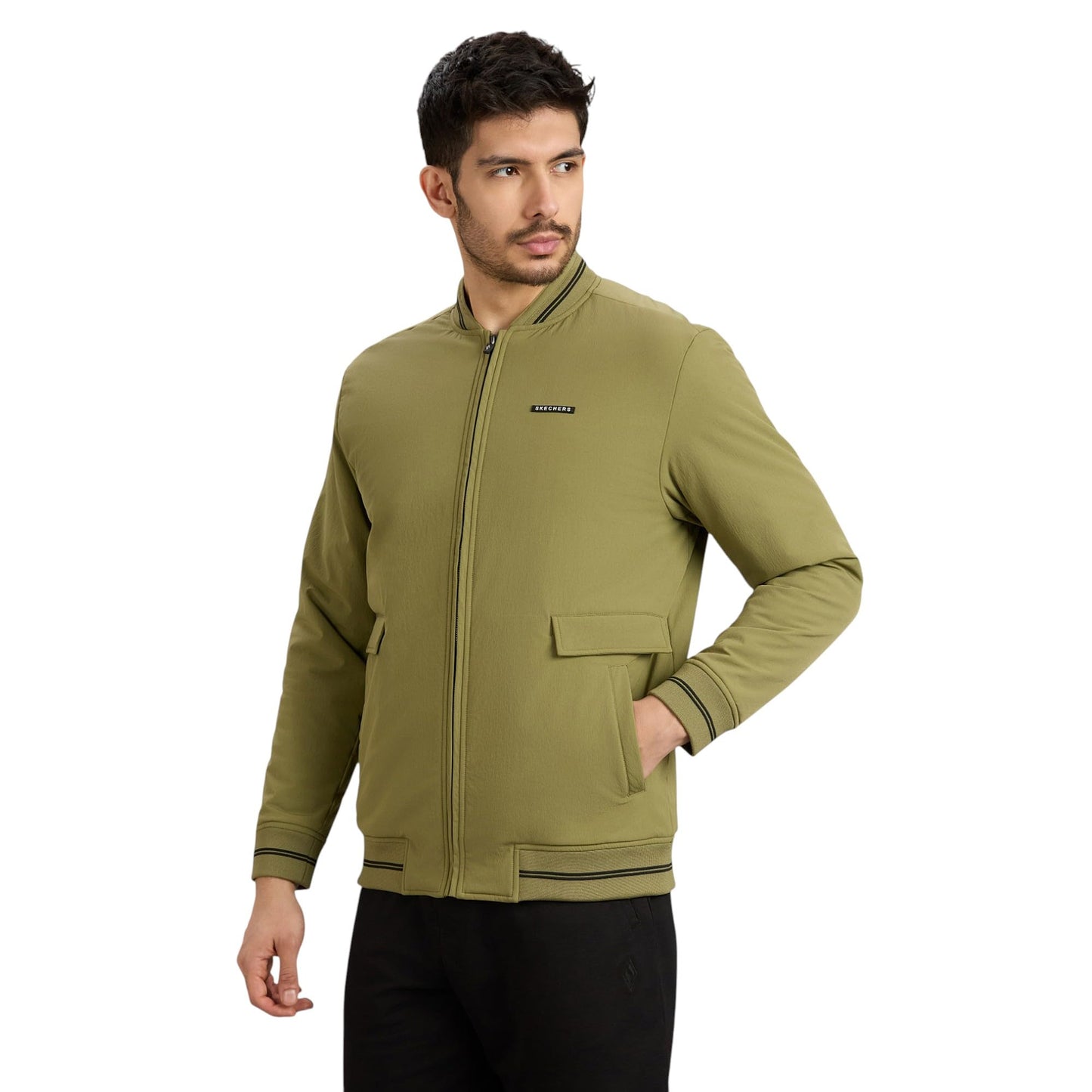 Skechers Men's A-Line Coat (JA0095ID_Brown/SAGE