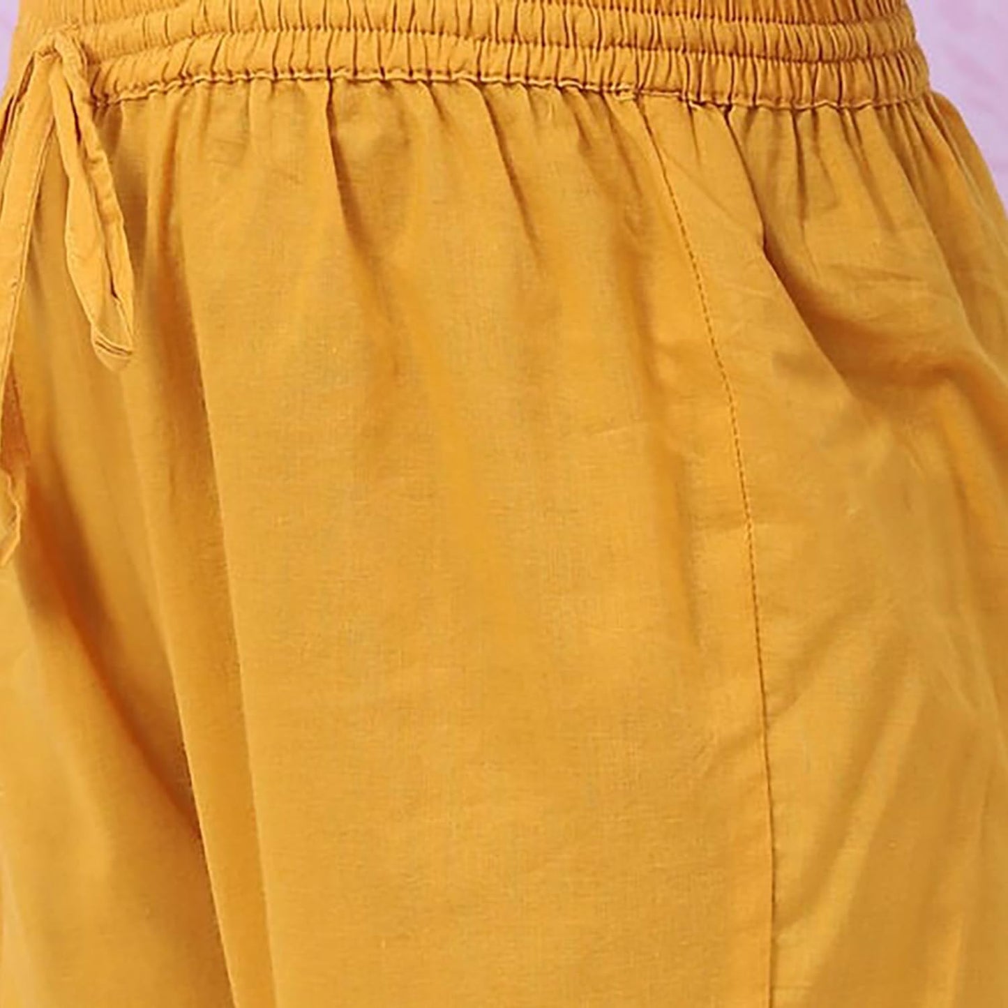 BIBA Girls Polyester Straight Printed Suit Set(KW4847E_13_Brown)