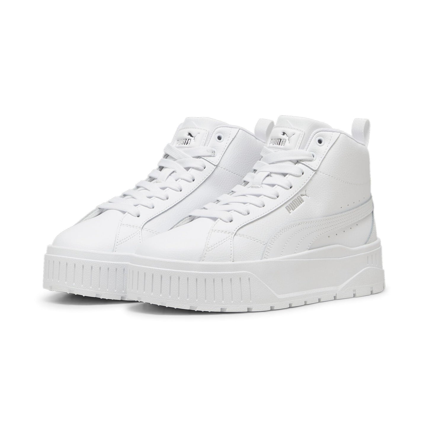 Puma , Women, Karmen II Mid, White-White-Silver, Sneaker, 6UK, (39745901)
