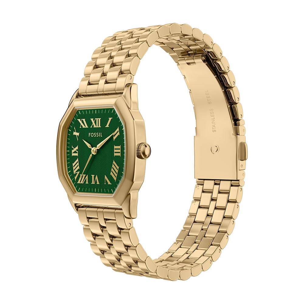 Fossil Harlow Gold Quartz Stainless Steel Watch ES5451