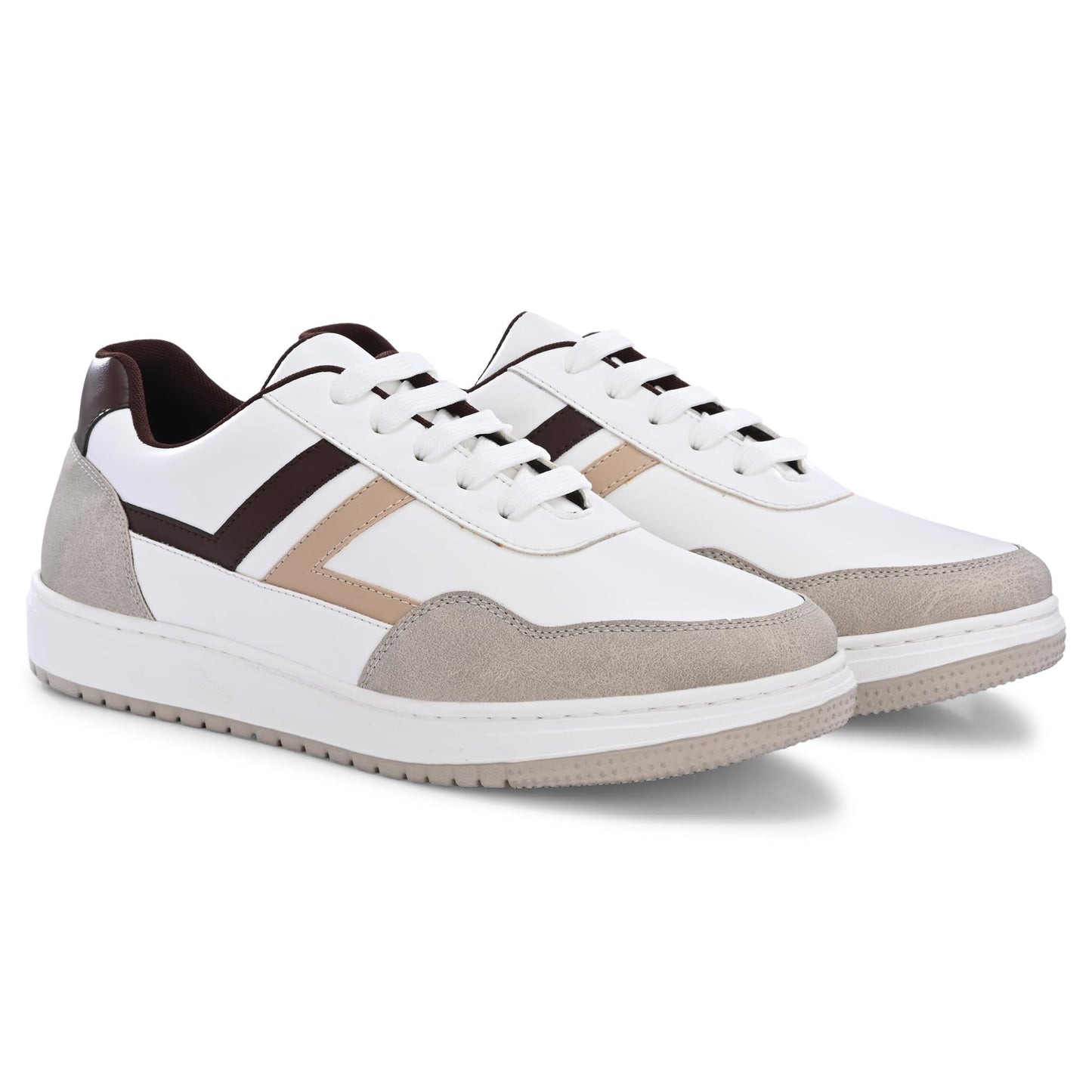 Cruiser Sneaker for Men | Ultimate Comfort & Style with Soft Cushioned Insole | Trendy Lace-Up Design for Casual Outfits & Everyday Wear 2629_CHICKU_9 UK
