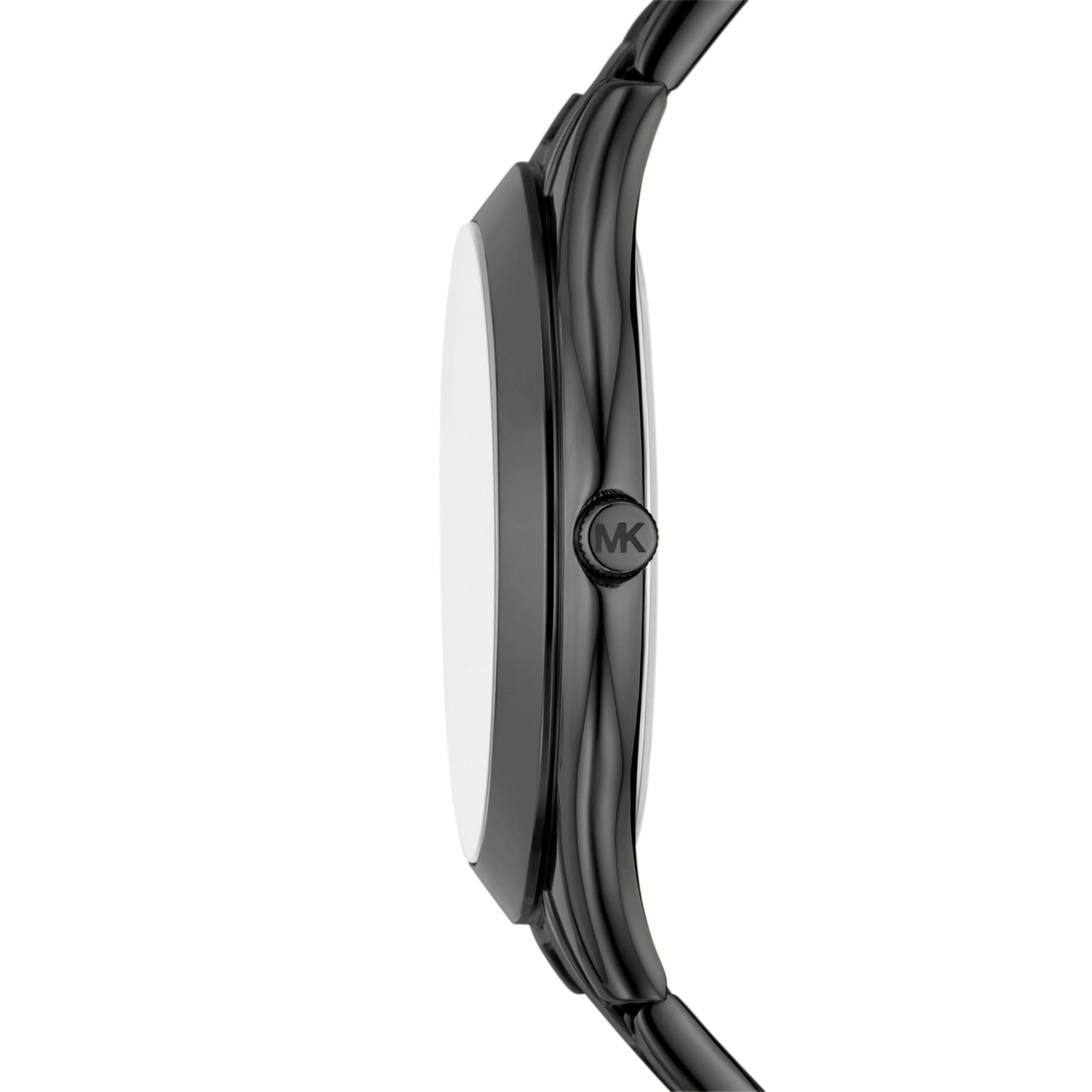 Michael Kors Stainless Steel Analog Black Dial Women Watch-Mk4734, Black Band