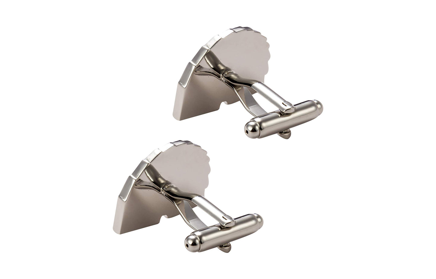 Knighthood Playing Card Cufflinks for Men (Silver)