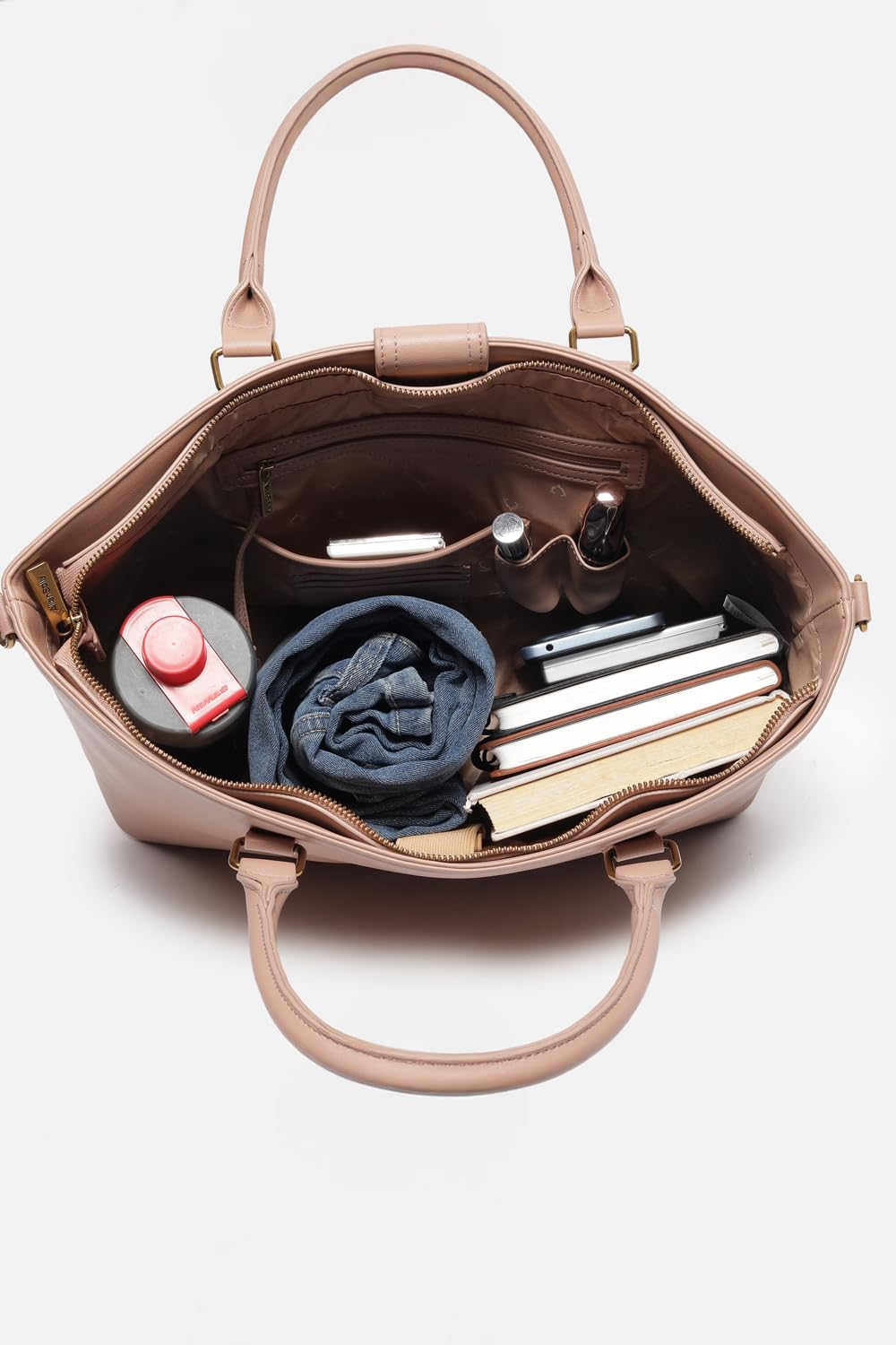 Allen Solly Womens Solid beige HANDBAG