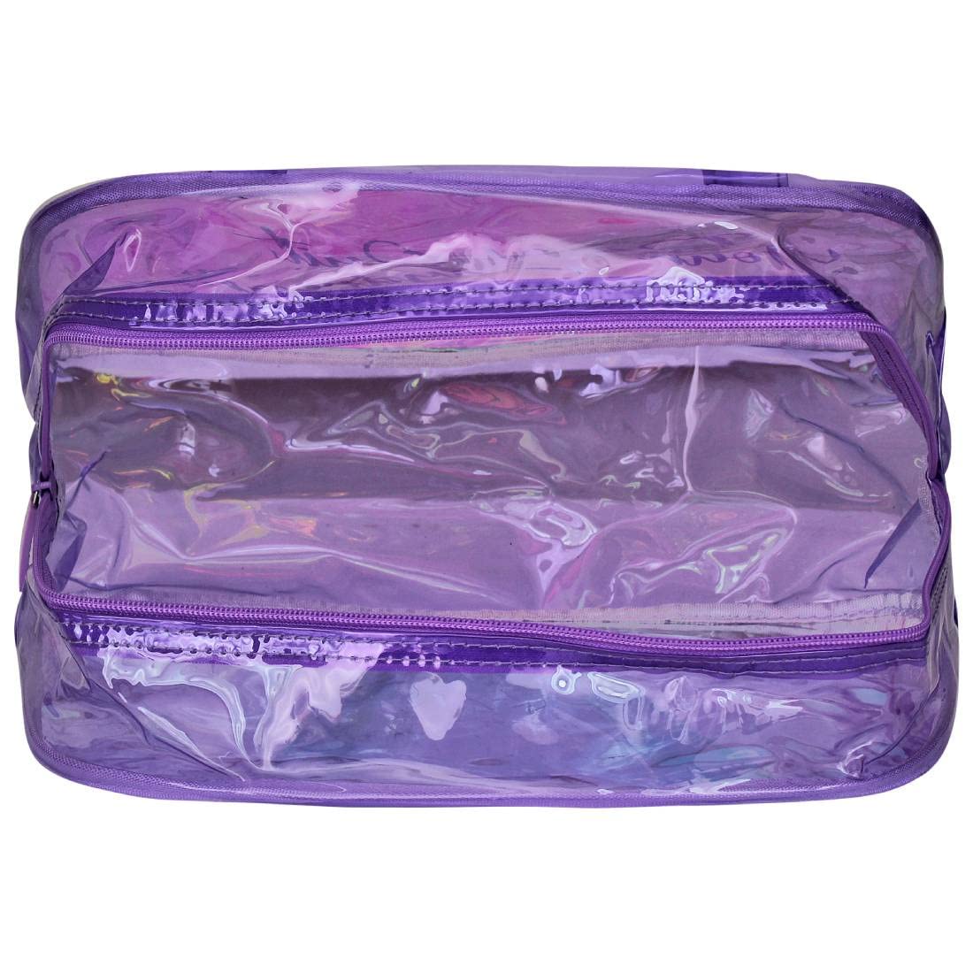 HAMSTER Polyester London Shiny Boston Bag, Handbag for Womens, Girls (Purple, Size: 32X12X25 cm)