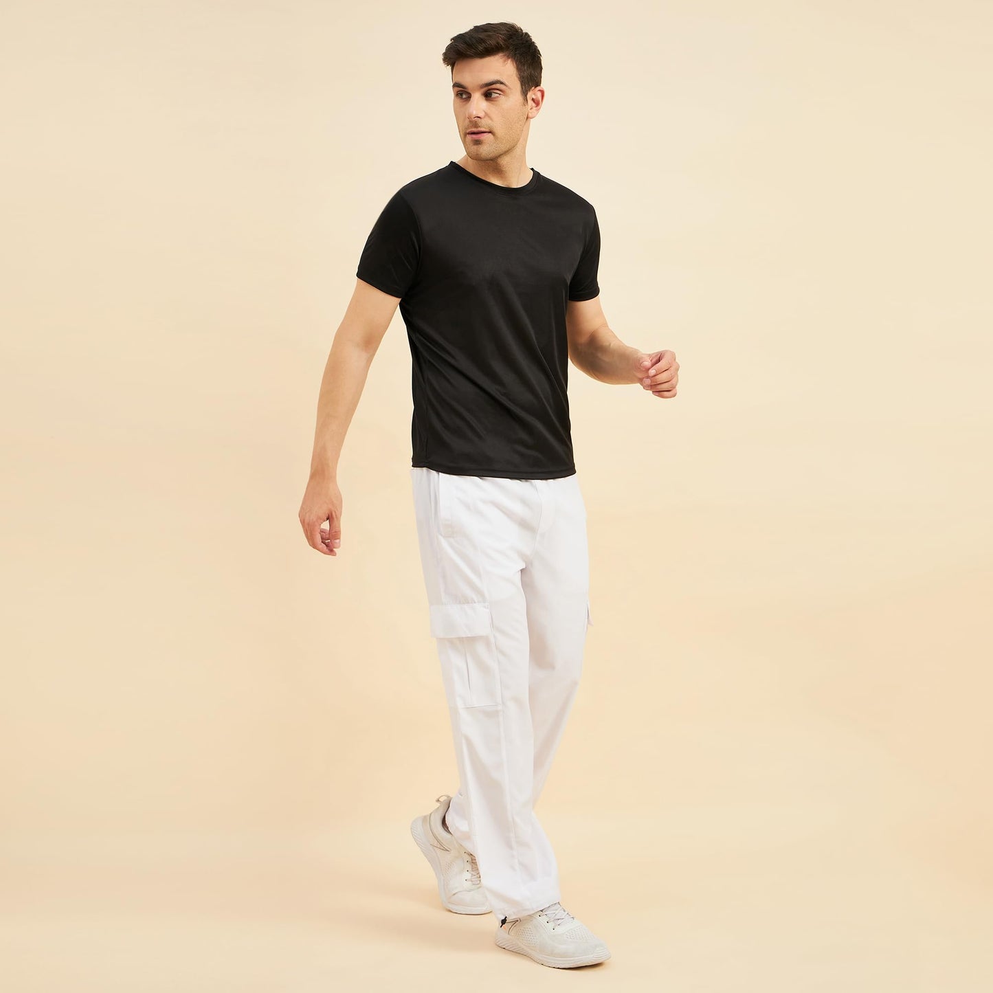 Sweet Dreams Men Solid & stylished White Pyjama