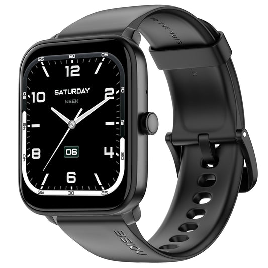 Noise ColorFit Pulse 4 with 1.85" Dynamic AMOLED Display, 600 Nits Brightness, BT Calling Smart Watch, Premium Build, 7 Days Battery Life, 24*7 Heart Rate & Sleep Tracking on NoiseFit App (Jet Black)