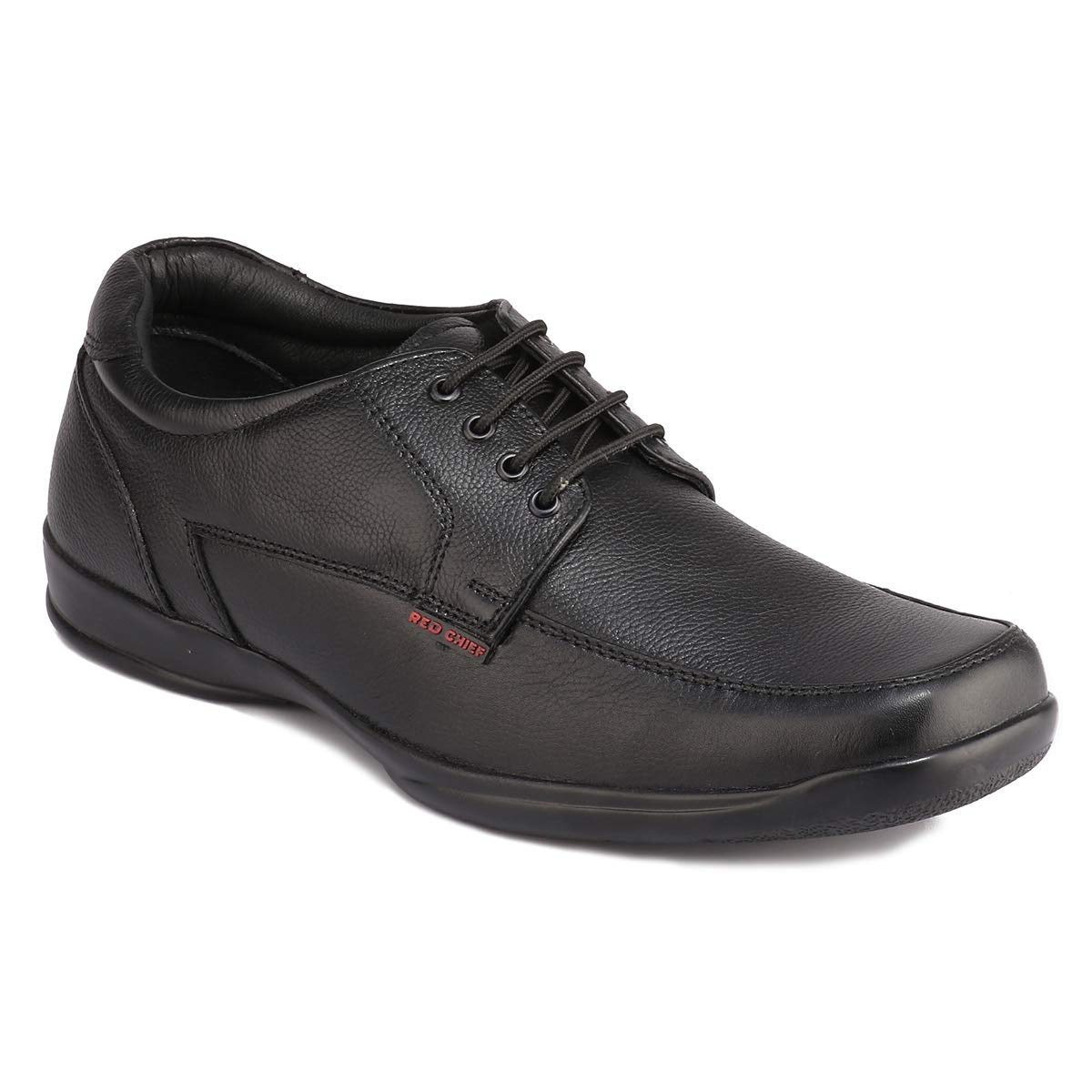 Red Chief Formal Derby Shoes for Men Black - Main Image