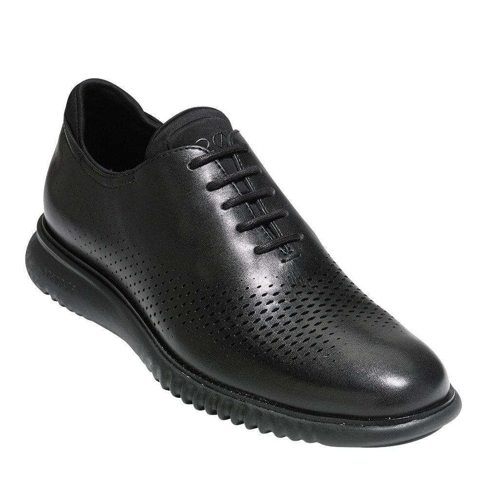 Cole Haan mens 2.0 Zerogrand Laser Wing Oxford, Black Leather/Black, 9.5 US