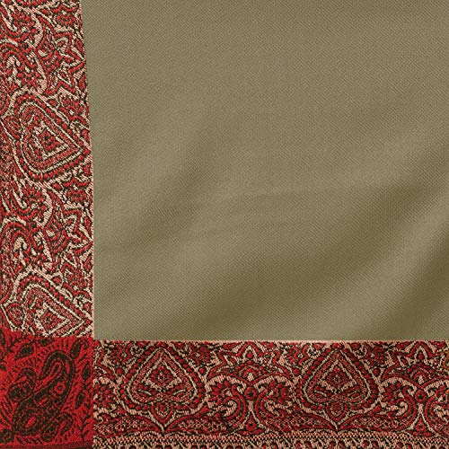 Weavers Villa Men's Woven Border Grey Woollen Lohi/Shawl, 125cm x 250cm