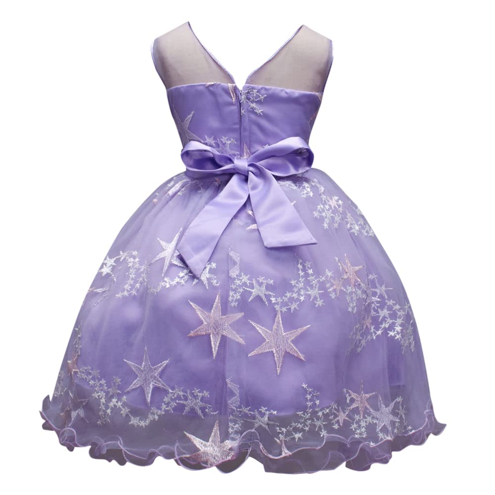 Hopscotch Girls 0 Party Dresses in Lavender Color for Ages 11-12 Years