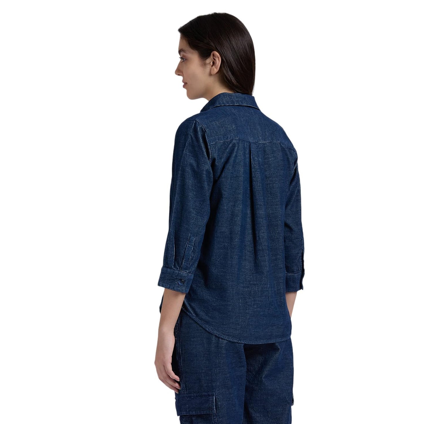 Pepe Jeans Women's Solid Regular Fit Shirt