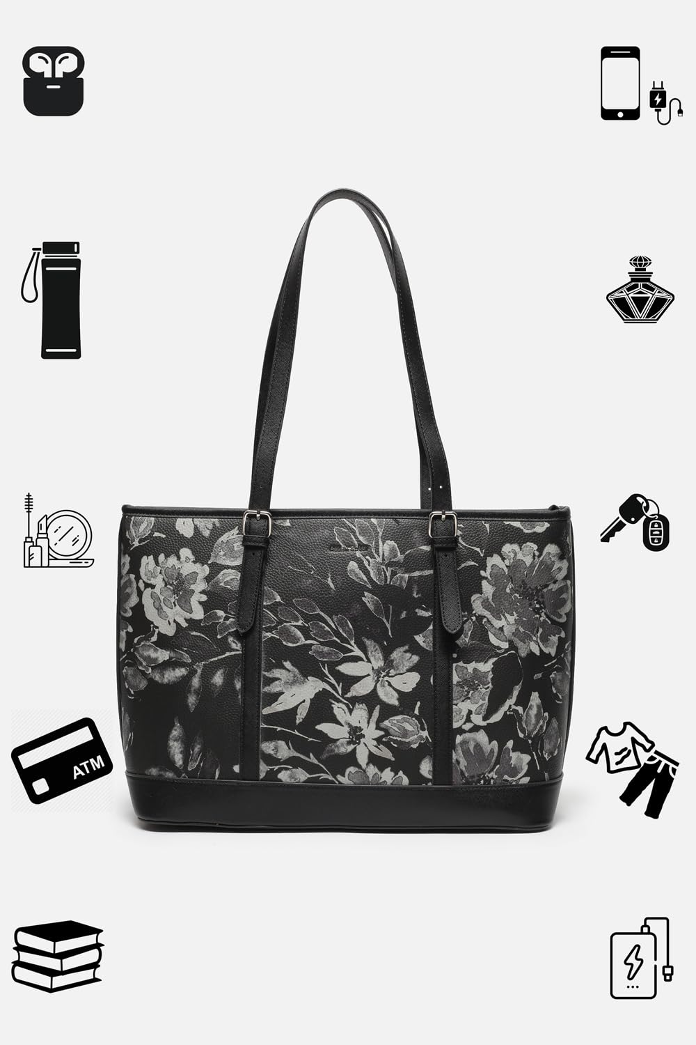 Women Black Formal Handbag